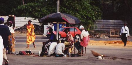 Abidjan street scene.
Korey Payne
06 Mar 2002