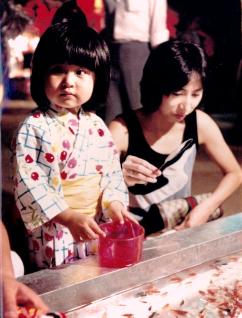 Fishing at the O-Shiro Matsuri (400th Anniversary of Himeji Castle)