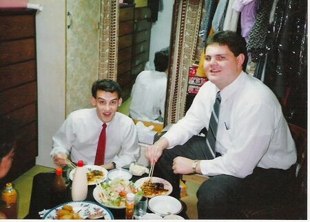 This is me and Clayton choro eating okonomiyaki in Izumisano.
Jason  Lethbridge
08 May 2006