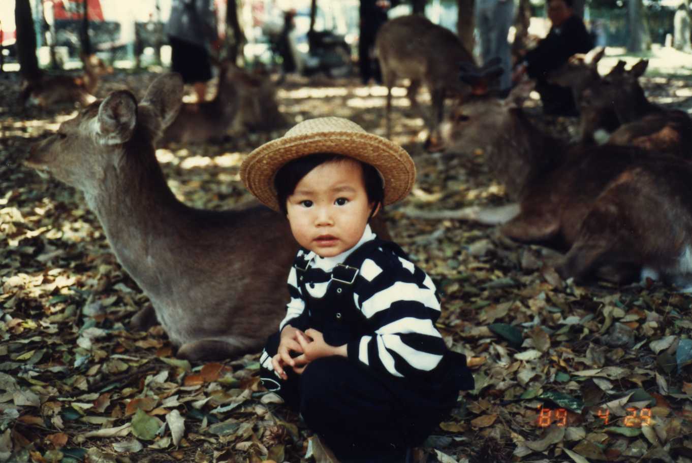 The Sakaguchi's son in Nara park.
Stephen  Templin
30 May 2006