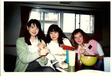 Ammano, Komatsubara and Lot Shimaitachi enjoy some great food Spring 1989.
Clarence Michael Ray
06 Oct 2007