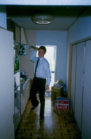 Elder Troy for some reason was coming at me with a kitchen knife.  Maybe I didn't like his cooking.
David  van der Leek
18 Aug 2003