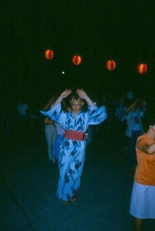 Sister Ogden bust's a move at a July 1983 dance festival.
David  van der Leek
20 Aug 2003