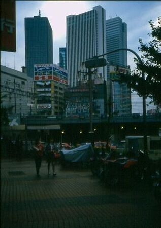 Welcome to the city of Ikebukuro!  What a shopping district.
David  van der Leek
20 Aug 2003