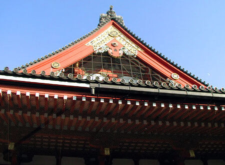Beautiful design in the Japanese temple architecture.  ©2001 Dave Ahlman
LDS Mission Network
07 Mar 2004