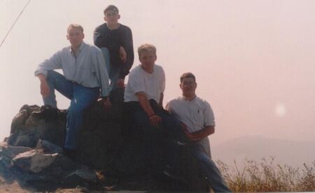 This is Elders: Jason Taylor, Jason Priest, Jedd Taylor, and Doug Hume.  Taken summer of 1992.
Jason  Taylor
04 Jan 2008