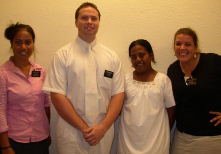 Sister Tiibeti, Elder Sandberg, native marshallese convert, Sister Murley
Michelle Murley
19 Dec 2006