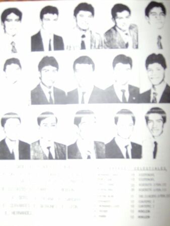 La Cosecha-Julio-1988(Izq.-Derc)
E. Felix, E. Urrea, E. Ayala, E. Calvillo, E. Velay, E. Martin , E. Torres, E. Benson, E. Soto, 
E. Triana, E. Gandara, E. Cervantes, 
E. Quinones, E. Leon, E. Hernandez
Jorge Salvador Zamora Lopez
10 Jun 2008