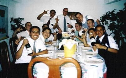 Elder Kartchner, Elder Serbulo, Elder Cervantes, Elder Marin, Elder Jimenez, Elder Berg, Elder Wiser, Sister Espinoza, Elder Cooley, Elder Lawson, Elder Tax, Elder Martinez
Deb Wiser
31 May 2006