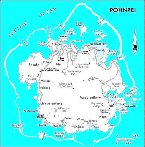 Pohnpei Map
Chris  Harrison
24 Sep 2002