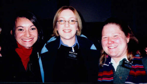 taken 4th Feb 2004. L-R: Sister Rachel Calvert, Sister Sarah Taylor, Sister Effie Thacker.
Sarah 