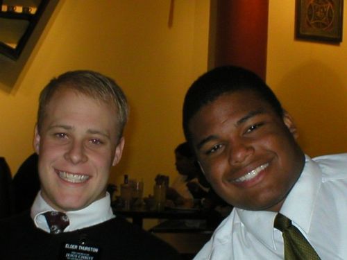 Elder Thurston and Elder Martin in St. Louis, March 2003
Charles Jacob Thurston
14 Jun 2003