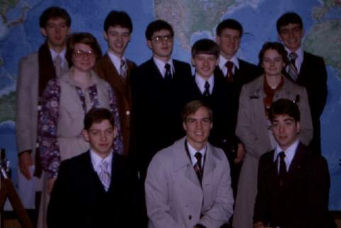 Back: Elders Mittelstadt, Grow, Lambe, Fishbuck, Klafke.
Middle: Sister Jones, Elder Smith, Sister Arrington
Front: Elders Brown, Rester, Febbo
Gary Earl Smith
30 Mar 2003