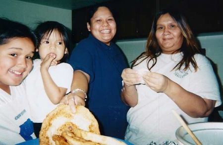 I will never forget the little Navajo boy who when we were showing the Lamb of God and Jesus broke the bread said, 