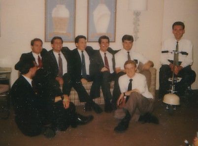 Office Staff during the last few months of President Chapman's stay.  Good group of elders--Where are they now???
Joseph R. Hall
13 Jun 2004