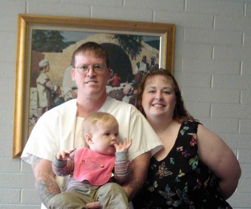 Hermana Knight (now Kennedy) with hubby Dan and son Connor (11 mths) at Dans baptism on Feb. 26th 2005
Hillarie Corinne Kennedy
07 Mar 2005
