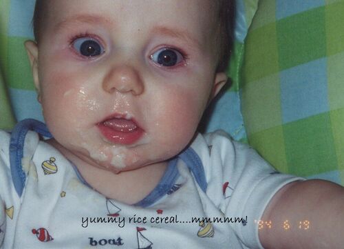 This was his first experience eating.
Bevan Bruce Buchanan
06 Nov 2003