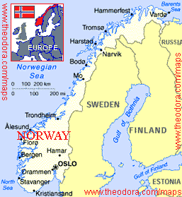 Map of Norway