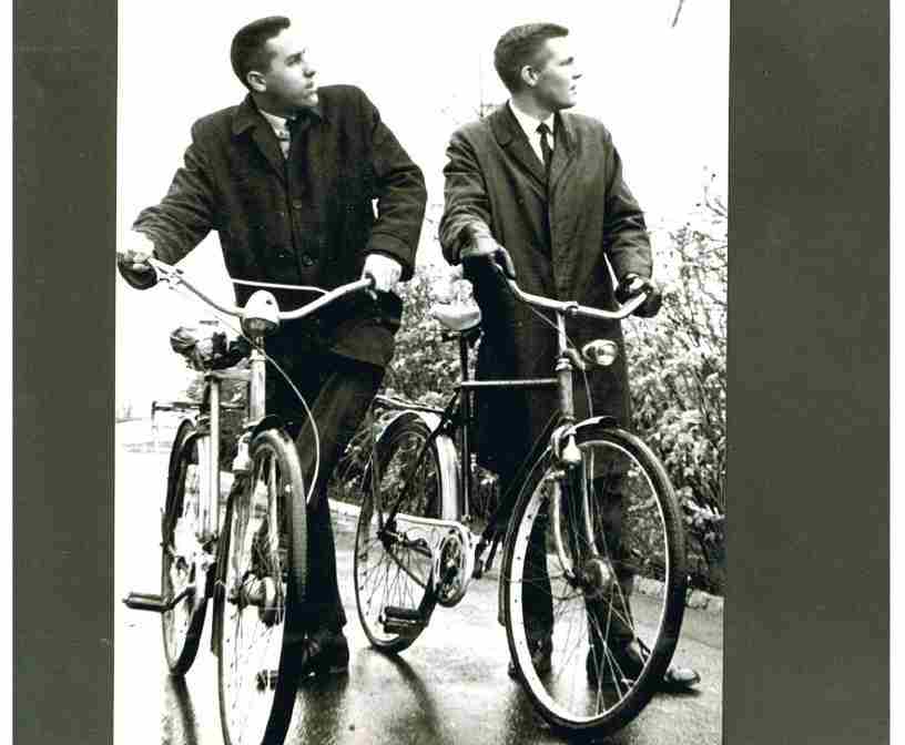 While serving with Elder Johnson in Stavanger, we were tracting one of the 12-story apartment buildings in our area.  One contact  produced good results: the man was a reporter for the local Stavanger newspaper.  He invited us in to write a story about us that included pictures of us teaching about The Book of Mormon and with our bikes in our tracting area.  It proved to be a very positive production on The Church in Stavanger.
Harold  Oak
19 Aug 2006