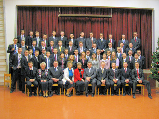 President Poulson decided to have a Mission Conference for two days in December of 2006. This is all the missionaries serving there at that time.
Graham Christiansen Cheever
27 Dec 2006