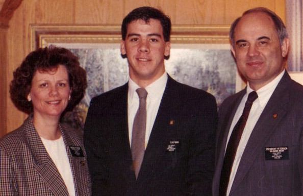 President and Sister Pederson... and the greenie... Feb 1990.
Samuel F Eastman
06 Aug 2008