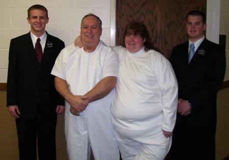 Sister Pace's Baptism
Elder Thomas, Brother Evans, Sister Pace, Elder Williams
Rachel Pace
02 Sep 2008