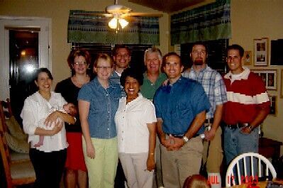 Mini Mission Reunion at the Tomlinson home in AZ. It was awesome to have Pres and Hermana Allred in attendance. Other key contributors: Elder Payne, Bevell, Alexander & Hermana Barnes and Allred.
MICHAEL  TOMLINSON
31 Jul 2003