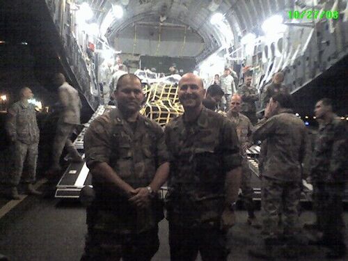 I recently took a trip with the USAF to South America.  We made a very short stop in Paraguay - where I was able to take a quick photo with one of the local military.  Wish the trip was longer!!
Curtis Jackson Hoopes
09 Nov 2008