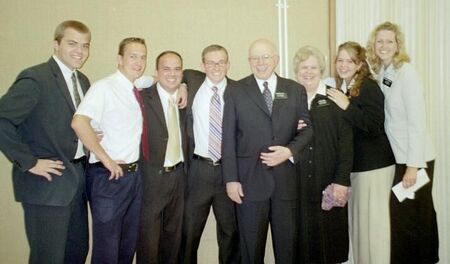 L-R: Elders Johnson, Peterson, Batie, Graf, President & Sister Cook, Sisters Gates and Brimhall.
Mike  Batie
05 Oct 2005