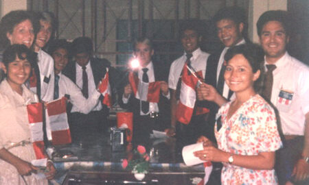 Celebración del Día de la Independencia de Perú.
Peter Italo Avila
30 Jul 2005