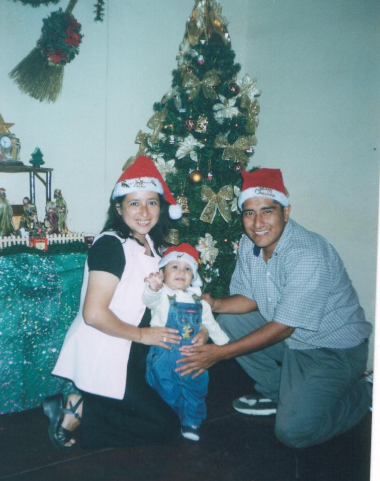 Junto al arbol de navidad.
Luis Enrique  Jave Albildo
13 Feb 2006