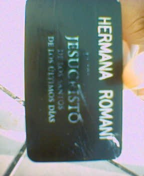 Ésta es mi placa, está gastada como testimonio fiel.
Marylin  Romaní León
15 Mar 2006