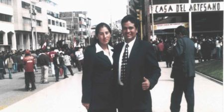 en la plaza 