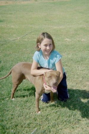 Michelle age 10 playing with our dog in the backyard Safford AZ
Juli  Weatherhead
13 Aug 2005