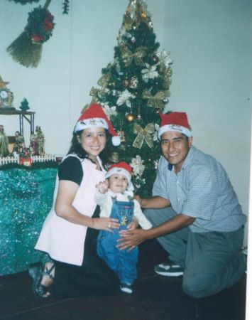 Junto al arbol de navidad.
Luis Enrique  Jave Albildo
13 Feb 2006