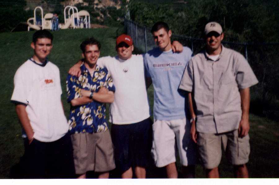 Christensen, Roth, Boyakin, Schroeder, Anderson
Rock Canyon Park, Provo, UT
Michael J. Goble
26 Sep 2001
