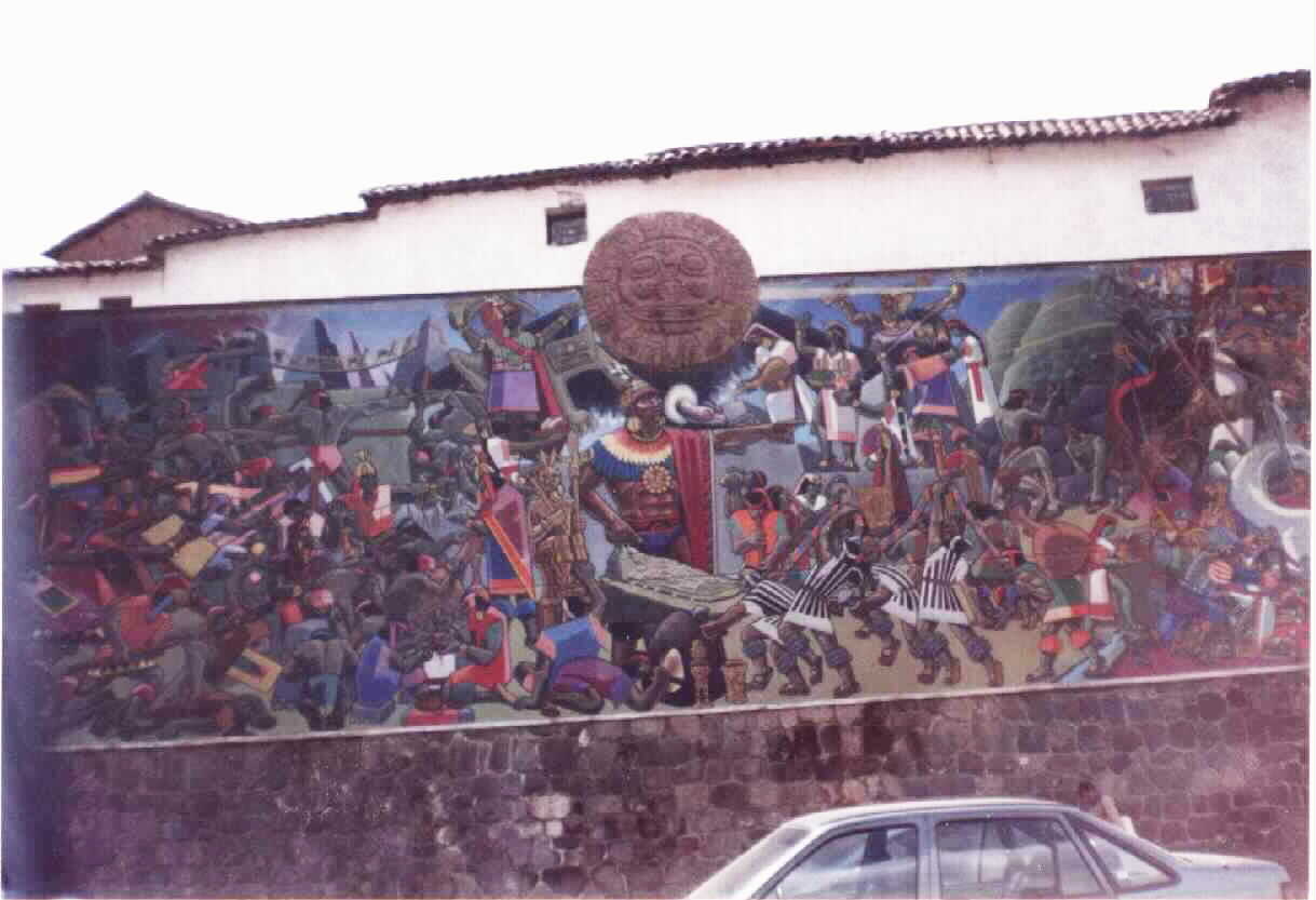 This Mural Painting is on Ave. El Sol not too far from the post office.
Michael J. Goble
23 Jan 2002