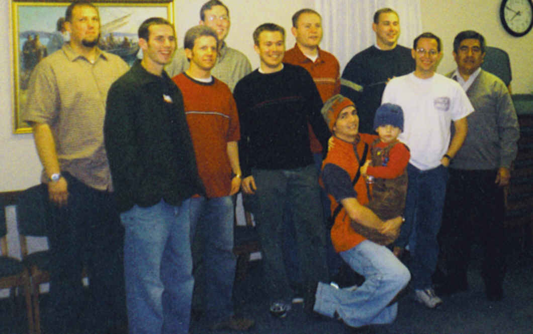 All the single (at the time) guys w/ Pdte. Rojas in a group photo, Nov. 2002 reunion in Provo, UT
Michael J. Goble
15 Nov 2003