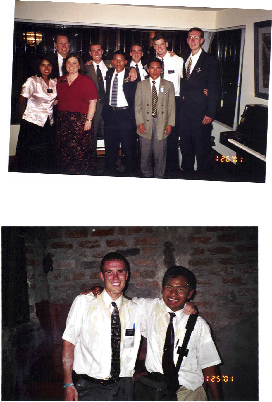 Una despedida formal con Presidente y Hermana Thomas, y una despedida misionera Andahuaylina con Elder Serrudo
Luke J Palmer
06 Aug 2005