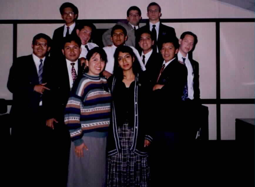 Berríos, Navarro, John, Chavez R., Valencia, Cheney, León, Castro C., Venegas J., Goble, Hna. Pinto, Hna. Giha
Michael J. Goble
28 Feb 2001