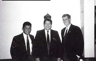 Elder Vizcarra, Pdte. Carlos Cuba, and Elder Plowman at Pdte. Cuba's surprise birthday party, November 4, 1995, at the Magdalena stake center, Lima
Jonathan L. Plowman
15 Jun 2001