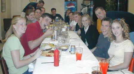 Chris Dennis +Fiancé, Mr. And Mrs. Carlson, Paul Hamblin, Rich Stark, Phil Gossling, Mike Goble, Rob Murphy, Evan Lewis, Russ and Mrs. Orton, etc.
Michael J. Goble
24 Apr 2002