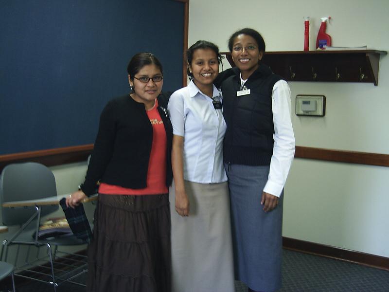 hermanas que enseñé la semana pasada en el ccm
Liliana Raquel Puma Dilts
26 Jun 2006