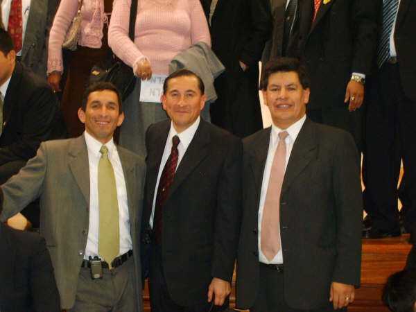 David Prieto, Pdte. Juan Uceda y Hector Candia
Miguel Angel  Hurtado Beteta
30 Aug 2006