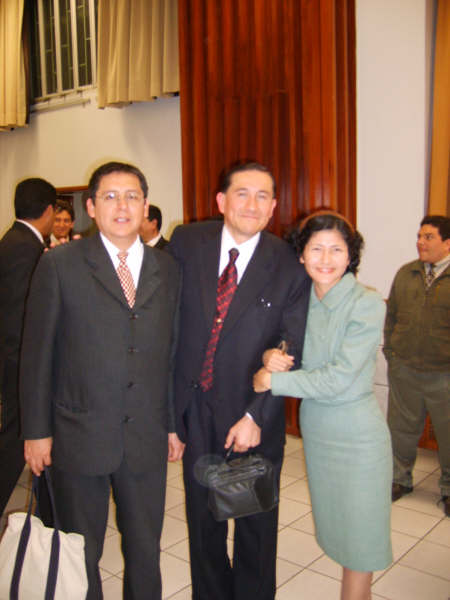 Hno. Zegarra, Pdte. Juan Uceda y Hna. Millones
Miguel Angel  Hurtado Beteta
30 Aug 2006