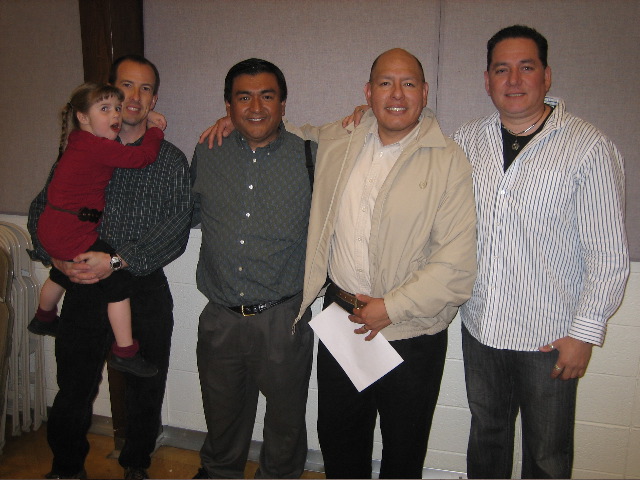 John Wilkey y hija, Alfredo Zacarias, Carlos Larico, Paul Matheus
Nicia  Whitaker
03 Apr 2007