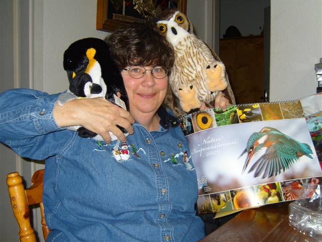 I like birdwatching, so my family gave me birds for my 56th birthday
Janet Kline Cook
01 Jan 2009
