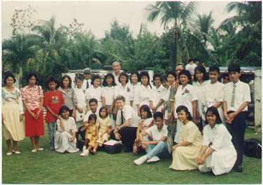 This picture is of many of the active members (at the time) from the Pulupandan Branch. The picture was taken at a Stake Conference of the LaCarlota Stake on August 20, 1989.
Charles J. Thiot
23 Feb 2004