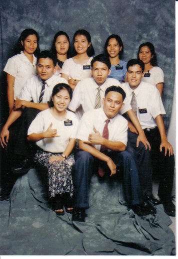 From L-R (bottom): Sis. Mejia, Elder Destacamento, Elder Navarro, Elder DeGuzman, Elder Abanggan, Sis. Esposo, Sis. Labrador, Sis. Dumlao, Sis. Amolong, Sis. Melanio
Rutchel Minerva Puckett
11 May 2005