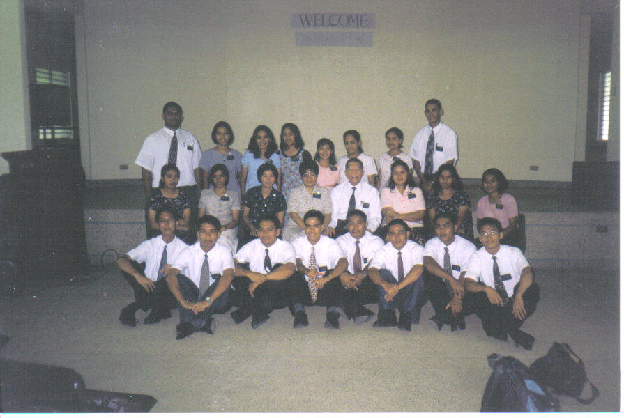 L-R: E. CARDINEZ, E. DEGUZMAN, E. NAVARRO, E. ABANGGAN, E. DE LA CERNA, E. DESTACAMENTO, E. MATA, E. GERDAN, SIS. DUMLAO, SIS. HEBREZ, SIS. TANO, PRES. AND SIS. MASCARDO, SIS. LABRADOR, SIS. ESPOSO, SIS. MELANIO, E. FALETAGALOA, SIS. AMOLONG, SIS. APAWAN, SIS. ABANILLA, SIS. MEJIA, SIS. VALDEZ, SIS. MONSALE, E. NUNEZ
Rutchel Minerva Puckett
19 Aug 2005